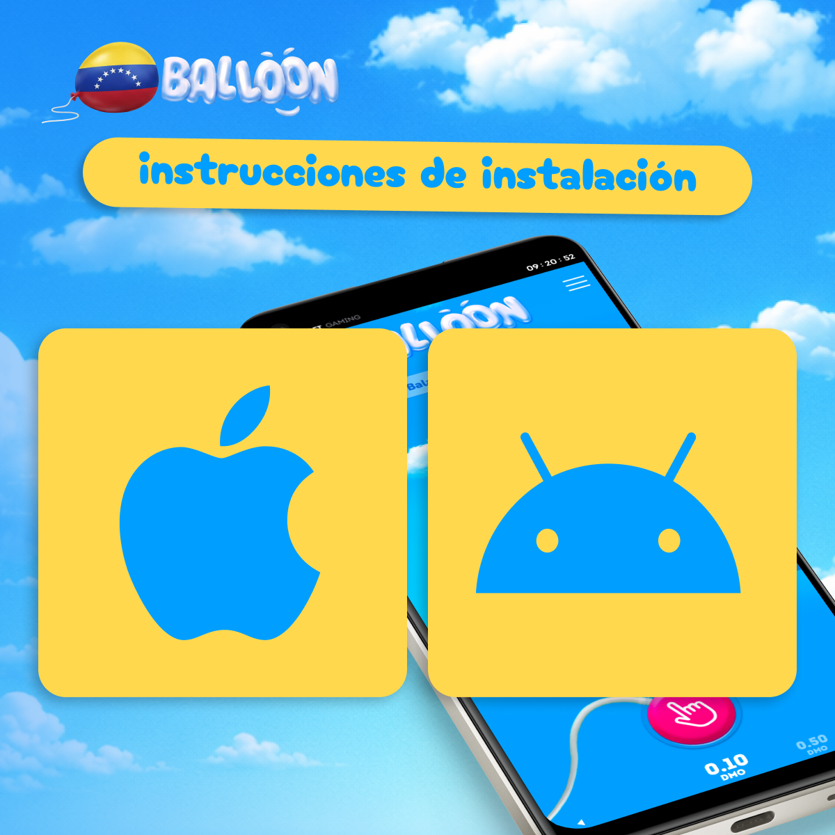 Pasos para instalar Balloon en Android