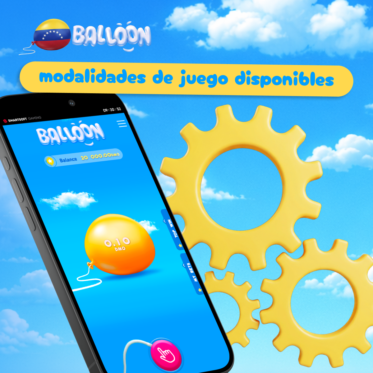 Versiones clásica y demo de Balloon