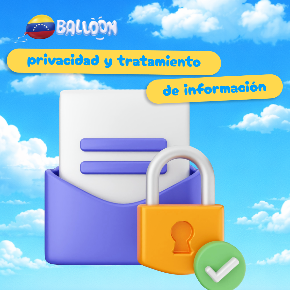 Política Balloon de privacidad y seguridad